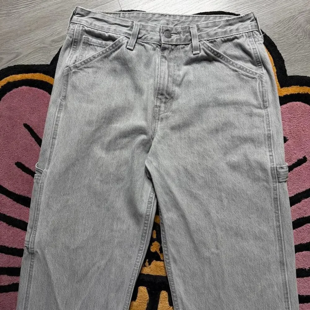 Levi’s Strauss Regular Fit Carpenter Style Work Pants 30x30 Grey
